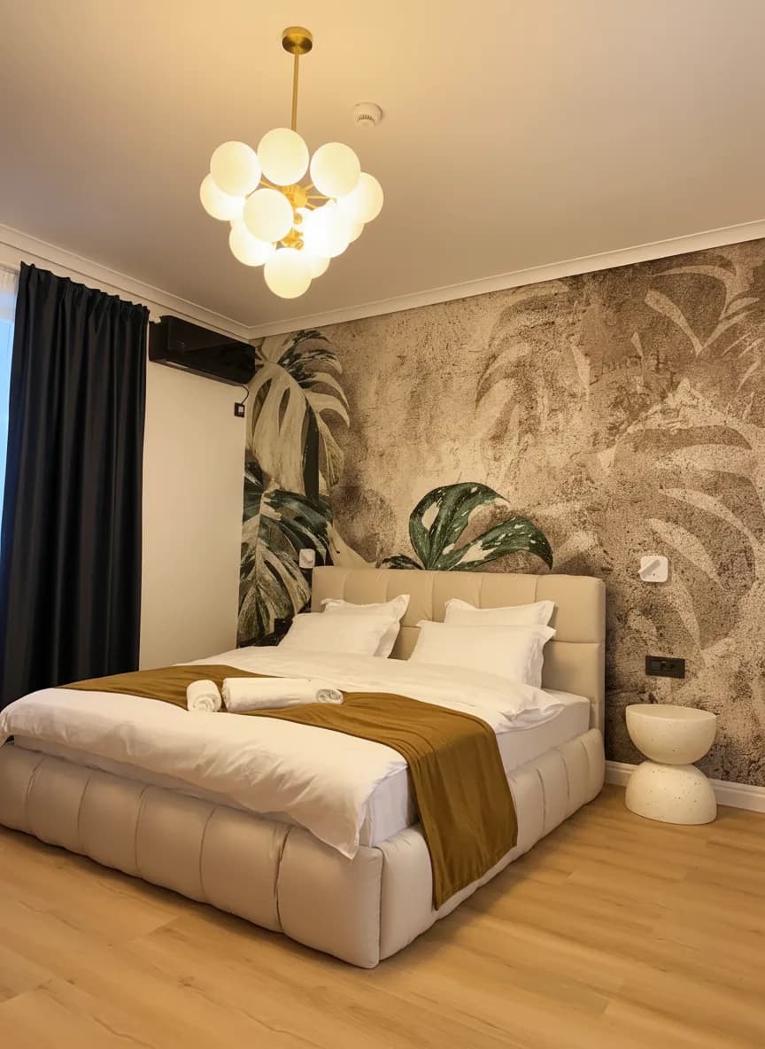 Apartament cu living spațios și zonă de relaxare