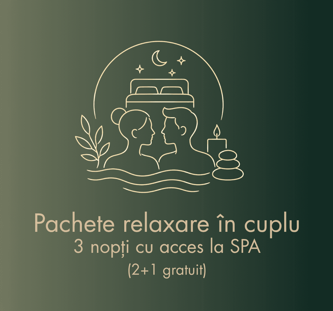 Pachet Relaxare în Cuplu - 3 nopți (2 + 1 GRATUIT)