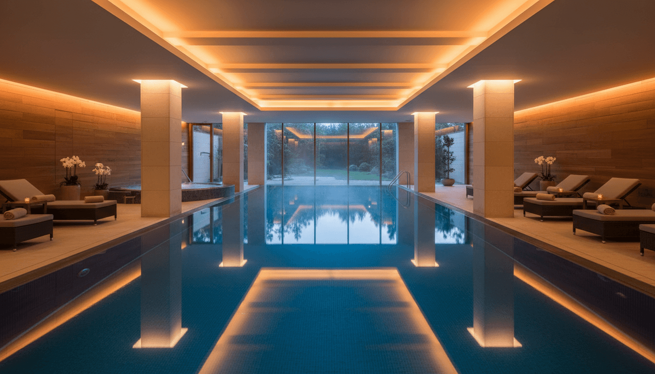 Piscină interioară încălzită